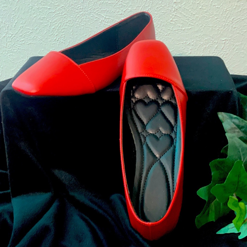 Elegant Red Women's Flats